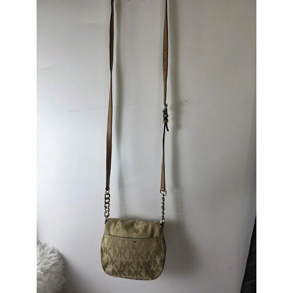 MICHAEL KORS Brown, Beige Crossbody Bag - Picture 7 of 14